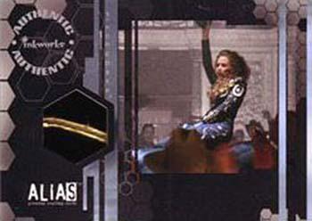 2003 Inkworks Alias Season 2 - Pieceworks Costumes Case Incentives #PW3 Sydney Bristow Front