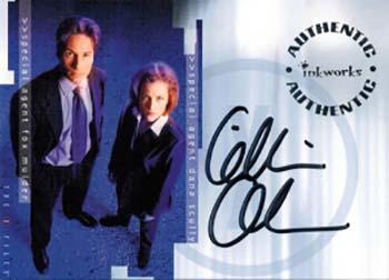 2003 Inkworks X-Files Season 9 - Autographs #A-F Gillian Anderson Front