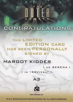 2003 Rittenhouse The Outer Limits: Sex, Cyborgs & Science Fiction - Autographs #A3 Margot Kidder Back