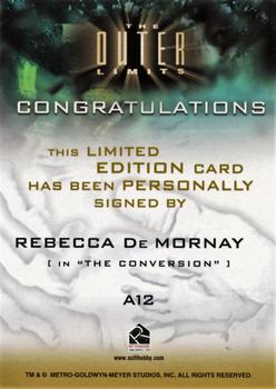 2003 Rittenhouse The Outer Limits: Sex, Cyborgs & Science Fiction - Autographs #A12 Rebecca De Mornay Back