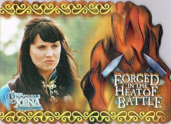 2003 Rittenhouse The Quotable Xena: Warrior Princess  - Forged in the Heat of Battle Die Cut #F2 