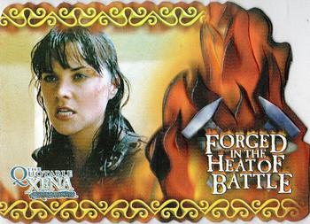 2003 Rittenhouse The Quotable Xena: Warrior Princess  - Forged in the Heat of Battle Die Cut #F3 
