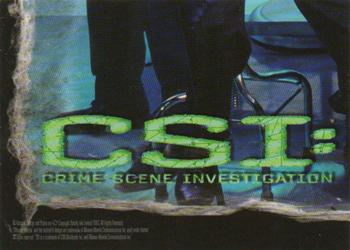 2003 Strictly Ink CSI Series 1 - Preview Set A #A1 The Team Back