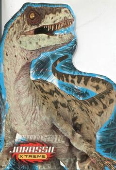 2001 Inkworks Jurassic Park III 3D - Jurassic Xtreme Die Cut #JE9 Smart Velociraptor? Front