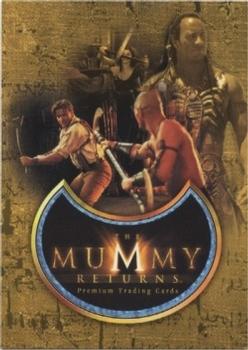 2001 Inkworks The Mummy Returns - Promos #MRi The Rock Front