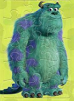 2001 Topps Monsters, Inc. - Jigsaw Puzzles #2 Sulley Front
