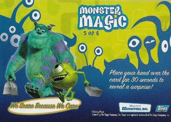 2001 Topps Monsters, Inc. - Monster Magic #5 Monster Back