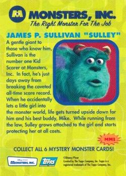 2001 Topps Monsters, Inc. - Mystery Monsters #MM1 James P. Sullivan 
