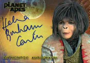 2001 Topps Planet of the Apes - Autographs #NNO Helena Bonham Carter Front