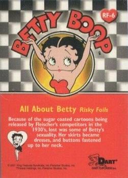 2001 Dart Betty Boop - All About Betty Risky Foils #RF-6 A Call To Arms Back