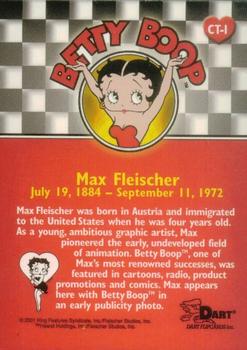 2001 Dart Betty Boop - Max Fleischer #CT1 Max Fleischer Back