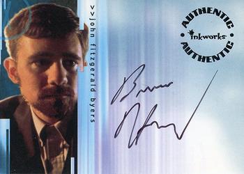 2001 Inkworks X-Files Seasons 4 & 5 - Autographs #A2 Bruce Harwood Front