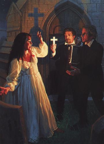 1993 Comic Images Greg Hildebrandt's Dracula Keepsake Collection #NNO The crypt Front