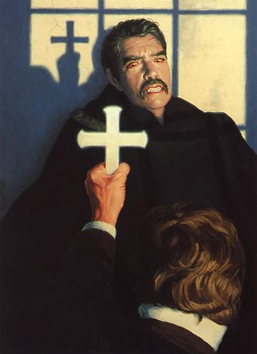 1993 Comic Images Greg Hildebrandt's Dracula Keepsake Collection #NNO The cross Front