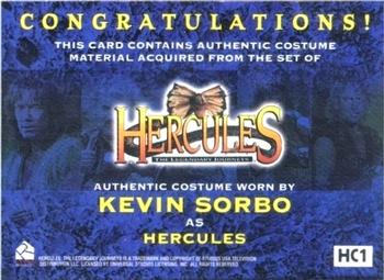 2001 Rittenhouse Hercules: The Complete Journeys - 