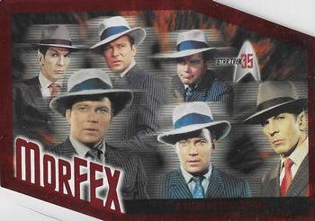 2001 Rittenhouse Star Trek 35th Anniversary HoloFEX - MorFEX Costume Changes #M3 Spock / Captain Kirk Front