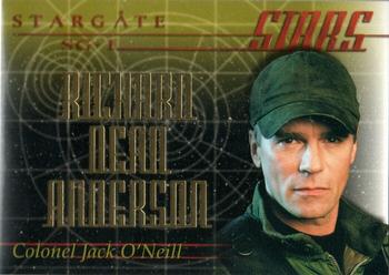 2001 Rittenhouse Stargate SG-1 Premiere Edition - Stargate Stars #S1 Richard Dean Anderson Front