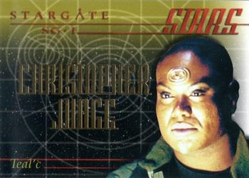 2001 Rittenhouse Stargate SG-1 Premiere Edition - Stargate Stars #S4 Christopher Judge Front