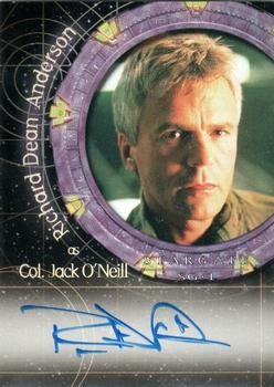 2001 Rittenhouse Stargate SG-1 Premiere Edition - Autographs #A1 Richard Dean Anderson Front