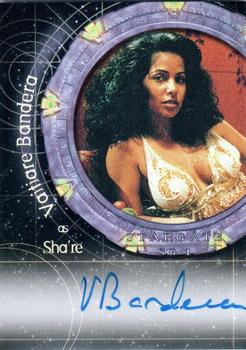 2001 Rittenhouse Stargate SG-1 Premiere Edition - Autographs #A5 Vaitiare Bandera Front