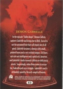 2001 Rittenhouse Xena Seasons 4 & 5 - Enemies #E3 Demon Gabrielle Back
