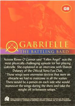 2001 Rittenhouse Xena Seasons 4 & 5 - Gabrielle: The Battling Bard #G8 Actress Renee O'Connor said 