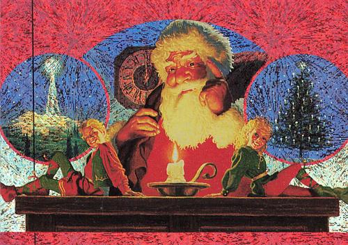 1993 Comic Images Greg Hildebrandt's Christmas Fantasy Keepsake Collection #Opti-Prism TBA Front
