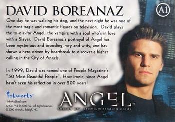 2000 Inkworks Angel Season 1 - Autographs #A1 David Boreanaz Back