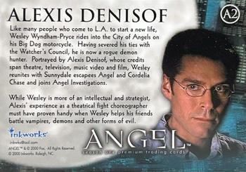 2000 Inkworks Angel Season 1 - Autographs #A2 Alexis Denisof Back