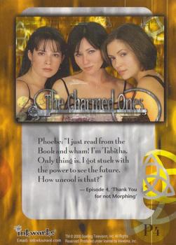 2000 Inkworks Charmed Season 1 - The Charmed Ones #P4 Phoebe: 