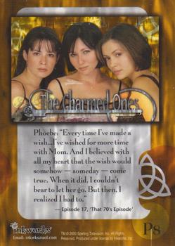 2000 Inkworks Charmed Season 1 - The Charmed Ones #P8 Phoebe: 