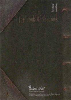 2000 Inkworks Charmed Season 1 - The Book of Shadows #B4 Truth Spell Back