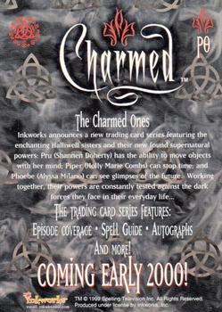 2000 Inkworks Charmed Season 1 - Promos #P-0 Coming Early 2000! Back