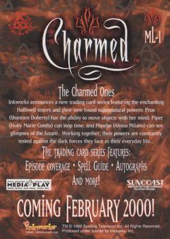 2000 Inkworks Charmed Season 1 - Promos #ML-1 Coming February 2000! Back
