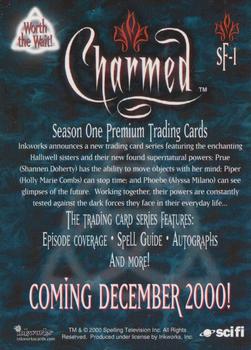2000 Inkworks Charmed Season 1 - Promos #SF-1 Coming December 2000! Back