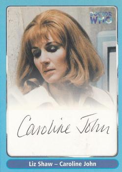 2000 Strictly Ink Doctor Who The Definitive Series 1 - Autographs #A10 Caroline John Front