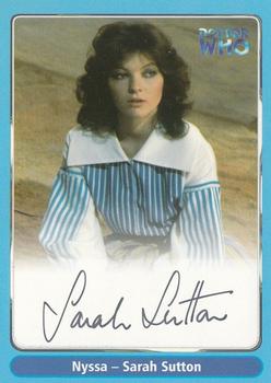 2000 Strictly Ink Doctor Who The Definitive Series 1 - Autographs #A13 Sarah Sutton Front