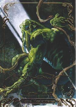2018 Upper Deck Marvel Masterpieces - Gold Foil #25 Man-Thing Front