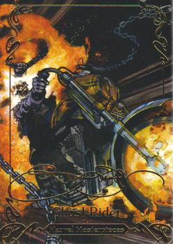 2018 Upper Deck Marvel Masterpieces - Gold Foil #54 Ghost Rider Front
