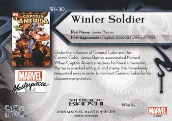 2018 Upper Deck Marvel Masterpieces - What If #WI-30 Winter Soldier Back
