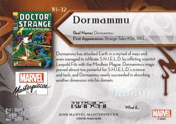 2018 Upper Deck Marvel Masterpieces - What If #WI-32 Dormammu Back