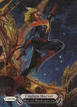 2018 Upper Deck Marvel Masterpieces - Canvas #94 Captain Marvel Front