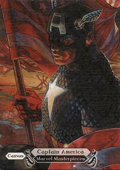 2018 Upper Deck Marvel Masterpieces - Canvas #97 Captain America Front