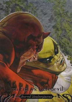 2018 Upper Deck Marvel Masterpieces - Battle Spectra #BS-6 Iron Fist vs. Daredevil Front