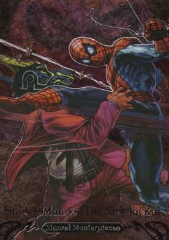 2018 Upper Deck Marvel Masterpieces - Battle Spectra #BS-7 Spider-Man vs. The New Jackal Front