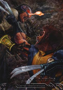 2018 Upper Deck Marvel Masterpieces - Battle Spectra #BS-9 Cyclops vs. Wolverine Front