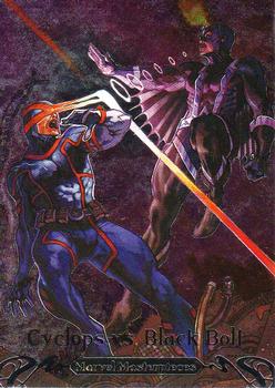 2018 Upper Deck Marvel Masterpieces - Battle Spectra #BS-15 Cyclops vs. Black Bolt Front