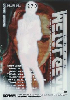 1998 Konami Metal Gear Solid #4 Naomi Hunter Back