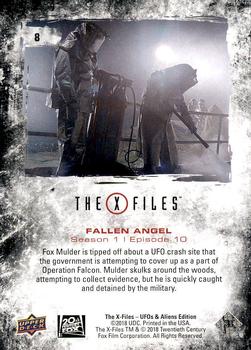 2019 Upper Deck The X-Files UFOs and Aliens Edition #8 Fallen Angel Back
