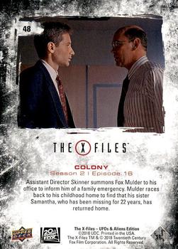 2019 Upper Deck The X-Files UFOs and Aliens Edition #48 Colony Back